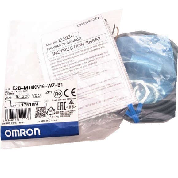 Sensor inductivo de proximidad E2B M18 - código E2BM18KN10WPB1 - Omron